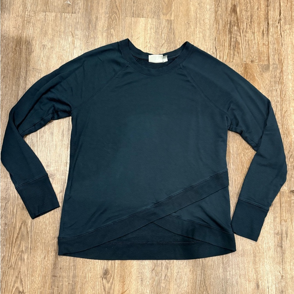 Athleta Dark Teal Crewneck Sweatshirt